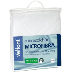 Cubrecolchón Velfont Microfibra Aloe Vera Reversible