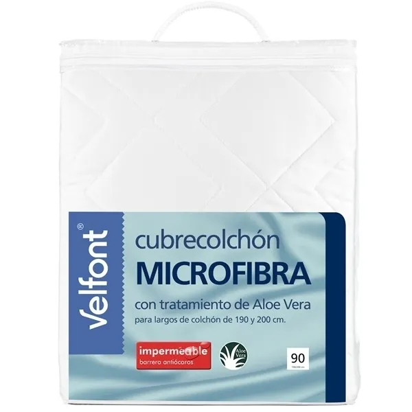 Cubrecolchón Velfont Microfibra Aloe Vera Impermeable