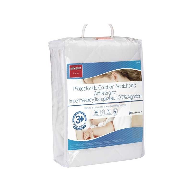 Protector Acolchado Impermeable Transpirable 100% algodón Pikolin