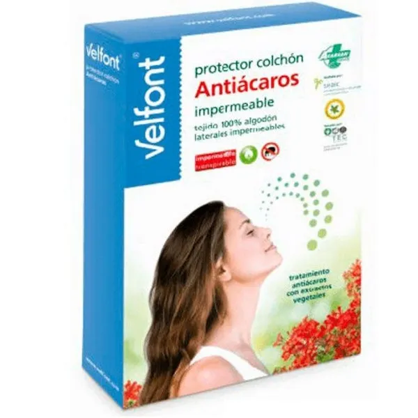 Protector colchón Velfont Antiácaros Impermeable