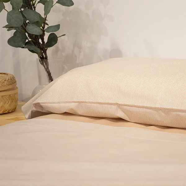 Juego sábanas Rayas largo especial 220 beige