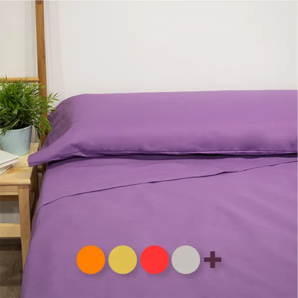 Juego de sábanas 3 piezas largo especial 220 cm